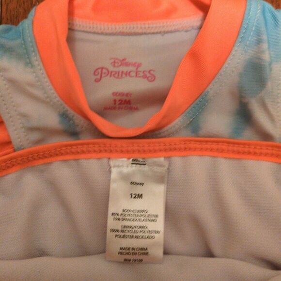 12M Disney Little Mermaid bathing suit - Picture 3 of 4